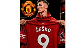 Na počest Ibrahimoviće nosil Šeško dres s číslem 9