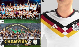 Německý týmový dres plný vyznamenání a vzpomínek byl vystaven!