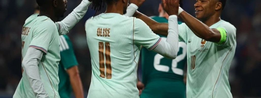 Olise vstřelil všechny tři góly za Francii