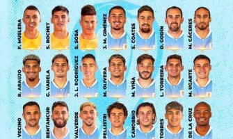 Uruguay zveřejnila soupisku v čele se Suarezem