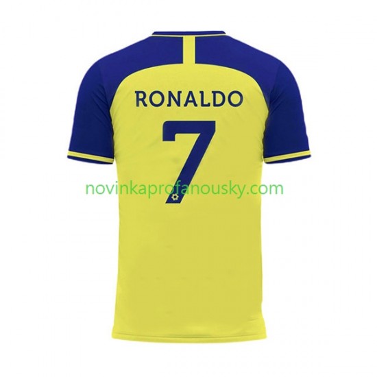 Dres Al-Nassr Ronaldo 7 Domácí Fotbalové Dresy pro Muže 2022-2023 Krátký rukáv