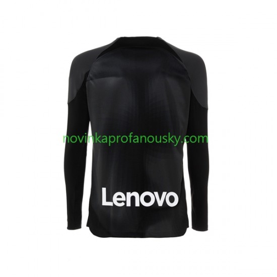 Inter Milán Dres Brankářské Domácí Fotbalové Dresy pro Muže 2022-2023 Dlouhý rukáv