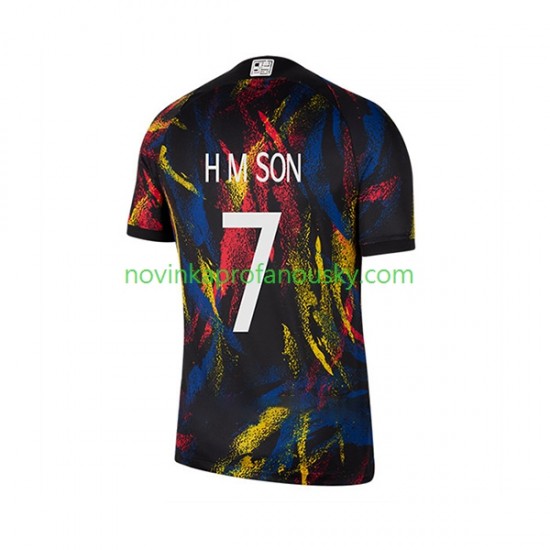 Jižní Korea Dres Son Heung-min 7 Venkovní Fotbalové Dresy pro Muže MS ve fotbale 2022 Krátký rukáv