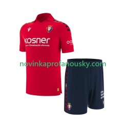 CA Osasuna Dres Domácí Fotbalové Dresy pro Děti 2025-2026 Krátký rukáv
