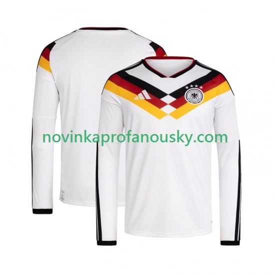 Německo Dres Domácí Fotbalové Dresy pro Muže MS ve fotbale 2026 Dlouhý rukáv