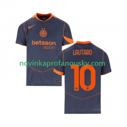 Inter Milán Dres Lautaro Martinez 10 Alternativní Fotbalové Dresy pro Muže 2025-2026 Krátký rukáv