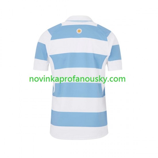 Argentina Dres Domácí Fotbalové Dresy pro Muže Rugby World Cup 2023 Krátký rukáv