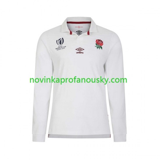 Anglie Dres Domácí Fotbalové Dresy pro Muže Rugby World Cup 2023 Dlouhý rukáv