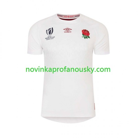 Anglie Dres Domácí Fotbalové Dresy pro Muže Rugby World Cup 2023 Krátký rukáv