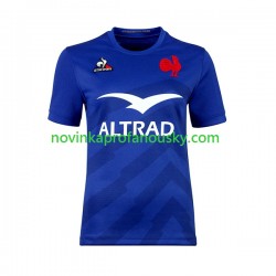 Francie Dres Domácí Rugby Dresy pro Ženy 2023 Krátký rukáv
