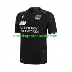 Dres Glasgow Warriors Domácí Rugby Dresy pro Muže 2023 Krátký rukáv