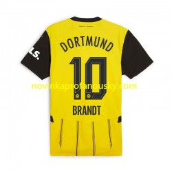 Borussia Dortmund Dres Julian Brandt 10 Domácí Fotbalové Dresy pro Muže 2024-2025 Krátký rukáv