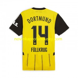 Borussia Dortmund Dres Niclas Fullkrug 14 Domácí Fotbalové Dresy pro Muže 2024-2025 Krátký rukáv
