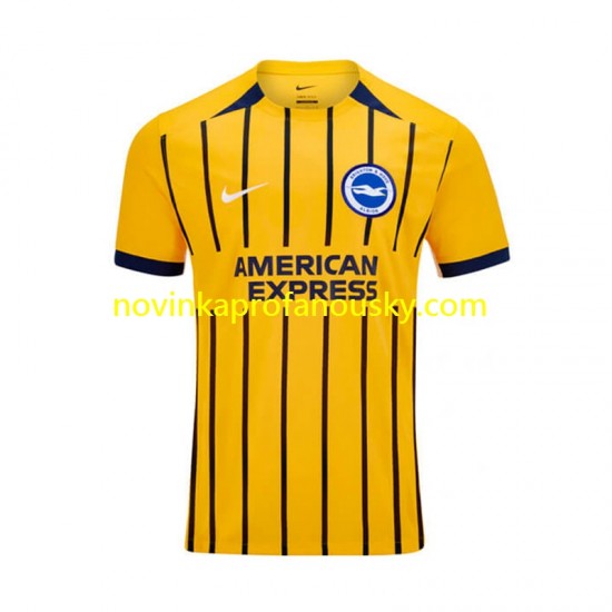 Brighton & Hove Albion Dres Venkovní Fotbalové Dresy pro Muže 2024-2025 Krátký rukáv