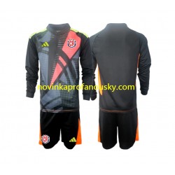 Kostarika Dres Brankářské Alternativní Fotbalové Dresy pro Děti 2024 Dlouhý rukáv