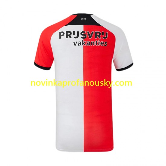 Feyenoord Rotterdam Dres Domácí Fotbalové Dresy pro Muže 2024-2025 Krátký rukáv