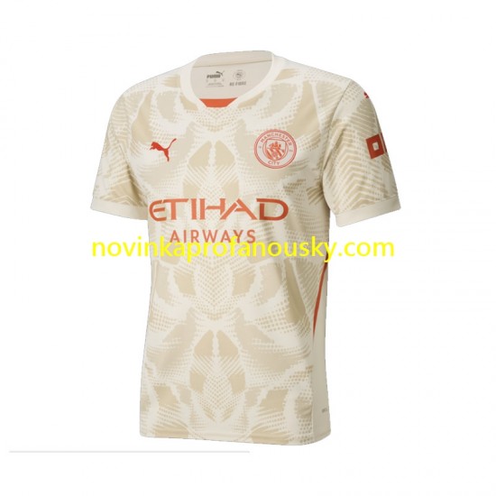 Manchester City Dres Brankářské Alternativní Fotbalové Dresy pro Muže 2024-2025 Krátký rukáv
