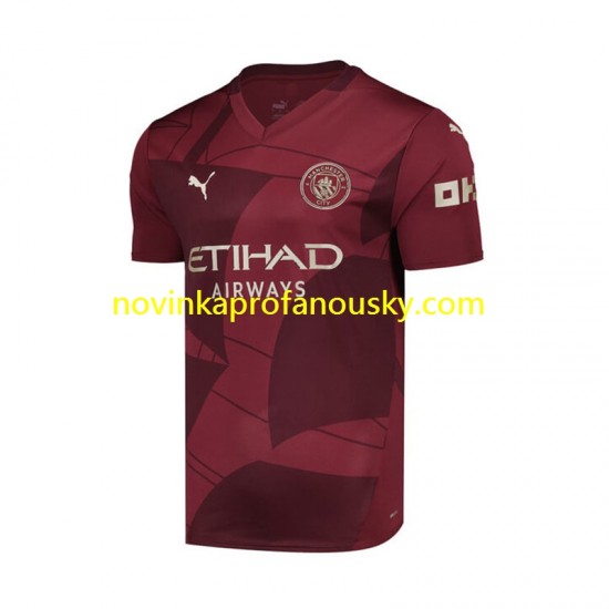 Manchester City Dres Alternativní Fotbalové Dresy pro Muže 2024-2025 Krátký rukáv