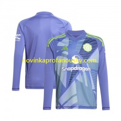 Manchester United Dres Brankářské Domácí Fotbalové Dresy pro Muže 2024-2025 Dlouhý rukáv