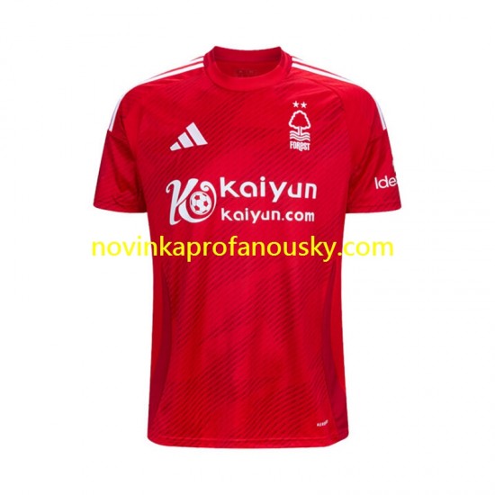 Nottingham Forest Dres Domácí Fotbalové Dresy pro Muže 2024-2025 Krátký rukáv
