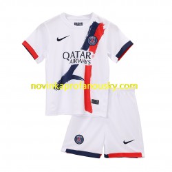 Paris Saint-Germain Dres Venkovní Fotbalové Dresy pro Děti 2024-2025 Krátký rukáv