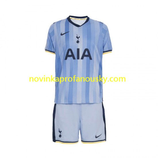 Tottenham Hotspur Dres Venkovní Fotbalové Dresy pro Děti 2024-2025 Krátký rukáv