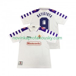 ACF Fiorentina Dres BASTUTA 9 Retro Venkovní Fotbalové Dresy pro Muže 1998 1999 Krátký rukáv