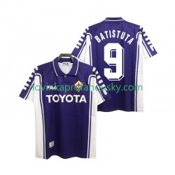 ACF Fiorentina Dres BASTUTA 9 2000 Retro Domácí Fotbalové Dresy pro Muže 1999 Krátký rukáv