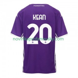 ACF Fiorentina Dres Kean 20 Domácí Fotbalové Dresy pro Muže 2025-2026 Krátký rukáv