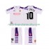 ACF Fiorentina Dres RUI COSTA 10 Retro Venkovní Fotbalové Dresy pro Děti 1998 1999 Krátký rukáv