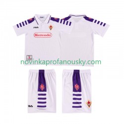 ACF Fiorentina Dres Retro Venkovní Fotbalové Dresy pro Děti 1998 1999 Krátký rukáv