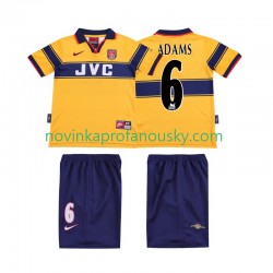 Arsenal Dres ADAMS 6 1997 Retro Venkovní Fotbalové Dresy pro Děti 1999 Krátký rukáv