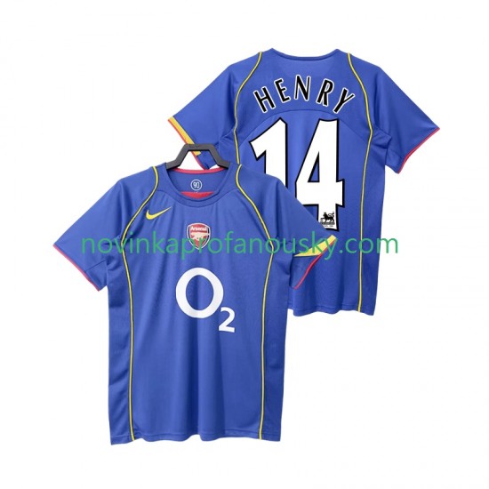 Arsenal Dres Henry 14 2005 Retro Venkovní Fotbalové Dresy pro Muže 2004 Krátký rukáv