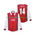 Arsenal Dres Henry 14 Retro Domácí Fotbalové Dresy pro Muže 1998 1999 Dlouhý rukáv