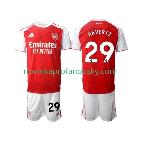 Arsenal Dres Kai Havertz 29 Domácí Fotbalové Dresy pro Děti 2025-2026 Krátký rukáv