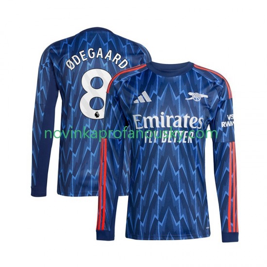 Arsenal Dres Martin Odegaard 8 Venkovní Fotbalové Dresy pro Muže 2025-2026 Dlouhý rukáv