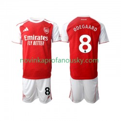 Arsenal Dres Martin Odegaard 8 Domácí Fotbalové Dresy pro Děti 2025-2026 Krátký rukáv