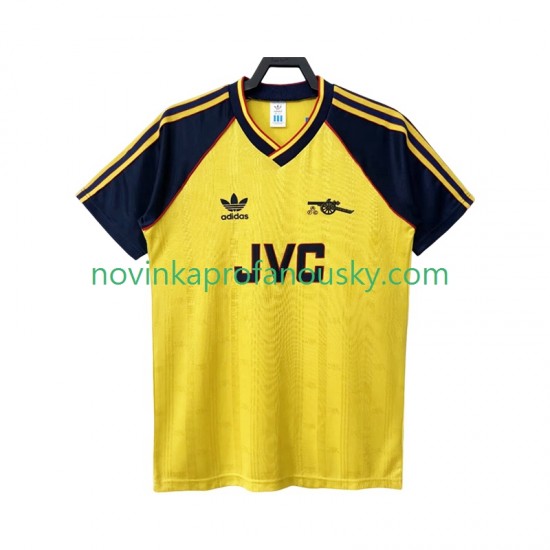 Arsenal Dres 1988 1990 Retro Venkovní Fotbalové Dresy pro Muže Krátký rukáv