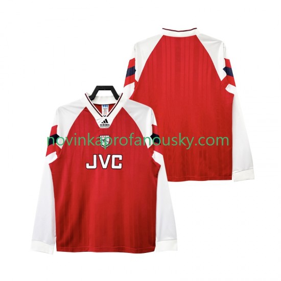 Arsenal Dres 192 Retro Domácí Fotbalové Dresy pro Muže 1994 Dlouhý rukáv