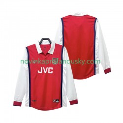 Arsenal Dres Retro Domácí Fotbalové Dresy pro Muže 1998 1999 Dlouhý rukáv