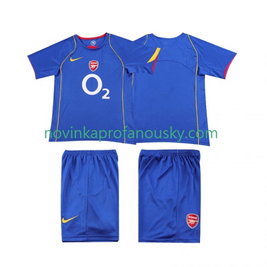 Arsenal Dres 2005 Retro Venkovní Fotbalové Dresy pro Děti 2004 Krátký rukáv