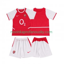 Arsenal Dres 2003 Retro Domácí Fotbalové Dresy pro Děti 2002 Krátký rukáv