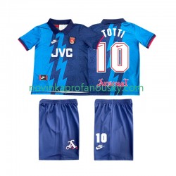 Arsenal Dres TOTTI 10 1995 1996 Retro Venkovní Fotbalové Dresy pro Děti Krátký rukáv