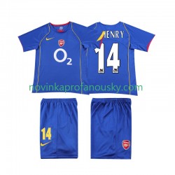 Arsenal Dres Thierry Henry 14 2005 Retro Venkovní Fotbalové Dresy pro Děti 2004 Krátký rukáv
