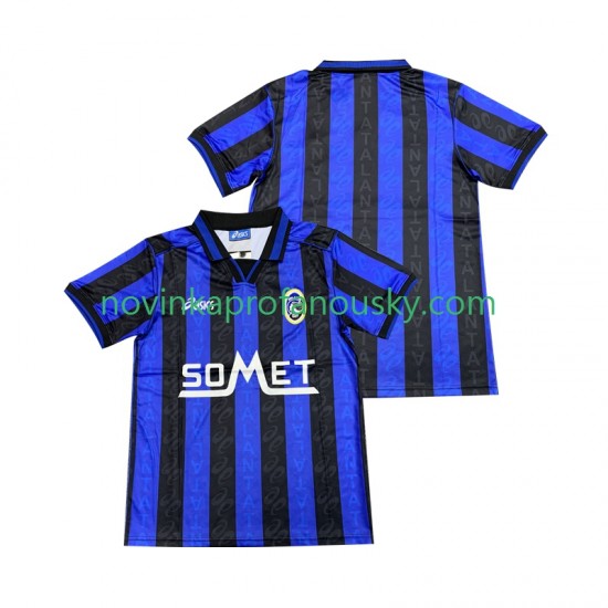 Atalanta Dres 1996 1997 Domácí Fotbalové Dresy pro Muže Krátký rukáv