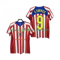 Atlético Madrid Dres F TORRES 9 2005 Retro Domácí Fotbalové Dresy pro Muže 2004 Krátký rukáv
