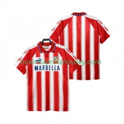 Atlético Madrid Dres 1995 Retro Domácí Fotbalové Dresy pro Muže 1994 Krátký rukáv