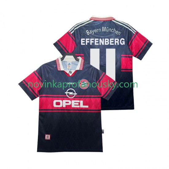 FC Bayern Mnichov Dres Effenberg 11 1997 Retro Domácí Fotbalové Dresy pro Muže 1999 Krátký rukáv