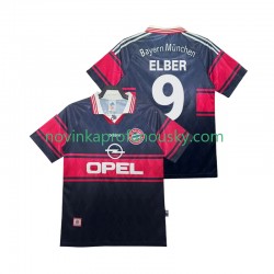 FC Bayern Mnichov Dres Elber 9 1997 Retro Domácí Fotbalové Dresy pro Muže 1999 Krátký rukáv