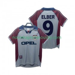 FC Bayern Mnichov Dres Elber 9 1997 Retro Alternativní Fotbalové Dresy pro Muže 1999 Krátký rukáv
